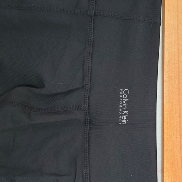 Calvin Klein Black Leggings with Purple Detail - Picture 5 of 7